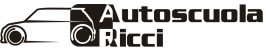 Logo Autoscuola Ricci in black and white